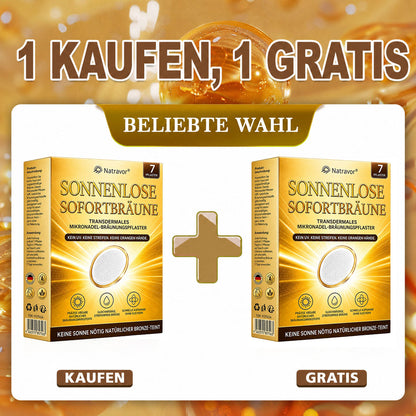 🔥 𝗡𝗮𝘁𝗿𝗮𝘃𝗼𝗿® Mikronadel-Bräunungspflaster: Natürlicher Bronze-Glow ohne UV & DHA