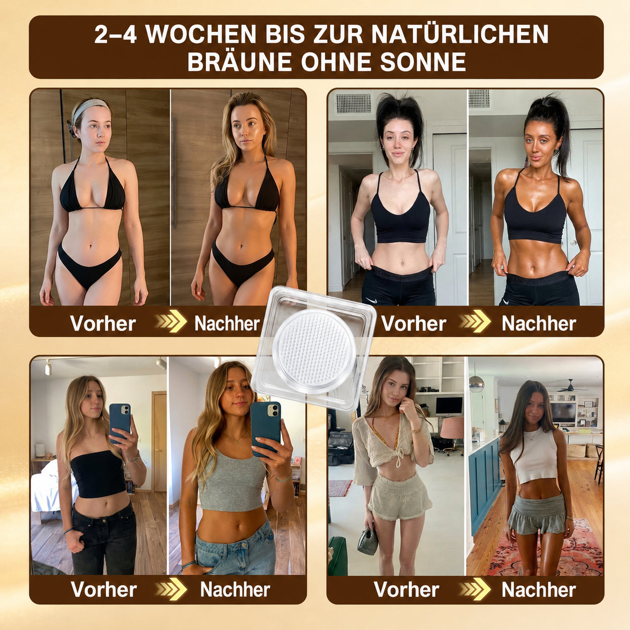 🔥 𝗡𝗮𝘁𝗿𝗮𝘃𝗼𝗿® Mikronadel-Bräunungspflaster: Natürlicher Bronze-Glow ohne UV & DHA