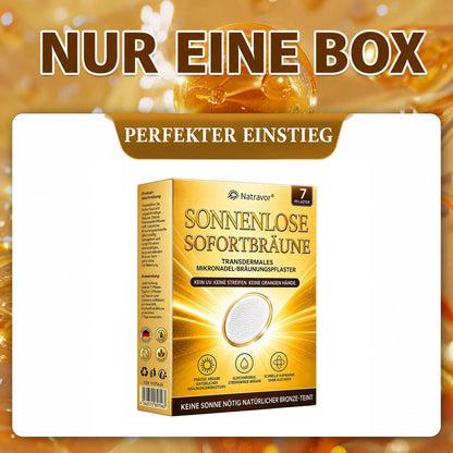 🔥 𝗡𝗮𝘁𝗿𝗮𝘃𝗼𝗿® Mikronadel-Bräunungspflaster: Natürlicher Bronze-Glow ohne UV & DHA